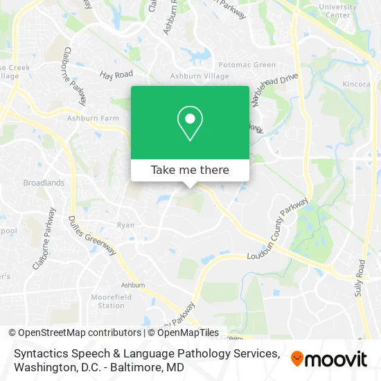 Mapa de Syntactics Speech & Language Pathology Services