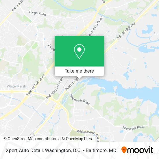 Xpert Auto Detail map