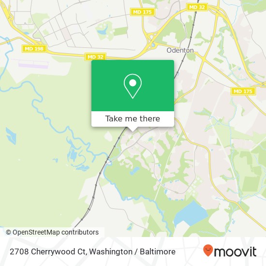 Mapa de 2708 Cherrywood Ct, Odenton, MD 21113