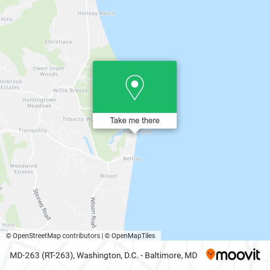 MD-263 (RT-263) map