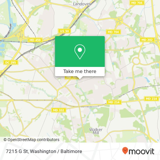 7215 G St, Capitol Heights, MD 20743 map