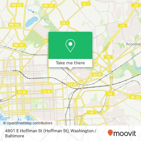 4801 E Hoffman St (Hoffman St), Baltimore, MD 21205 map