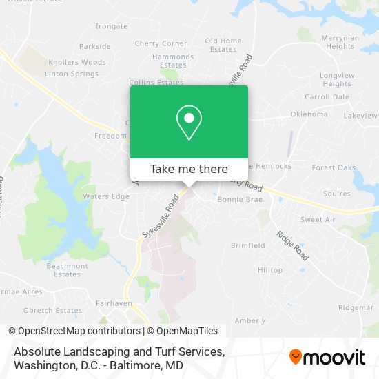 Mapa de Absolute Landscaping and Turf Services