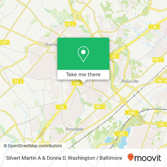 Silvert Martin A & Donna D, 6212 Golden Ring Rd map