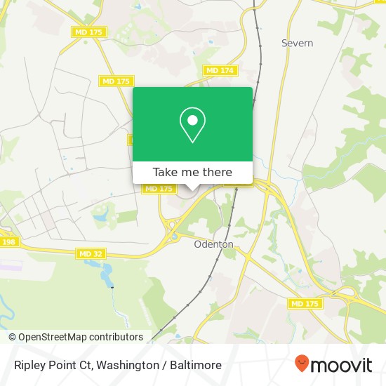 Mapa de Ripley Point Ct, Odenton, MD 21113