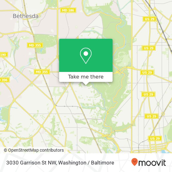 3030 Garrison St NW, Washington, DC 20008 map