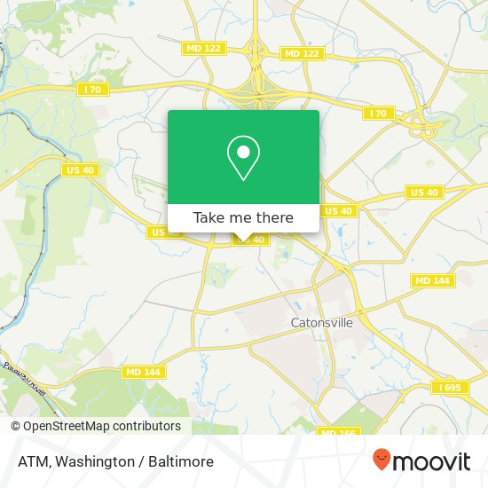 Mapa de ATM, 6037 Baltimore National Pike