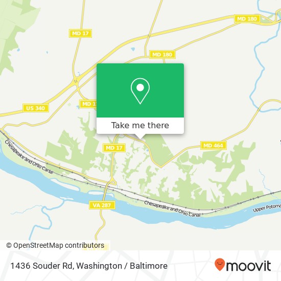 1436 Souder Rd, Knoxville, MD 21758 map