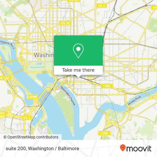 Mapa de suite 200, 501 School St SW suite 200, Washington, DC 20024, USA