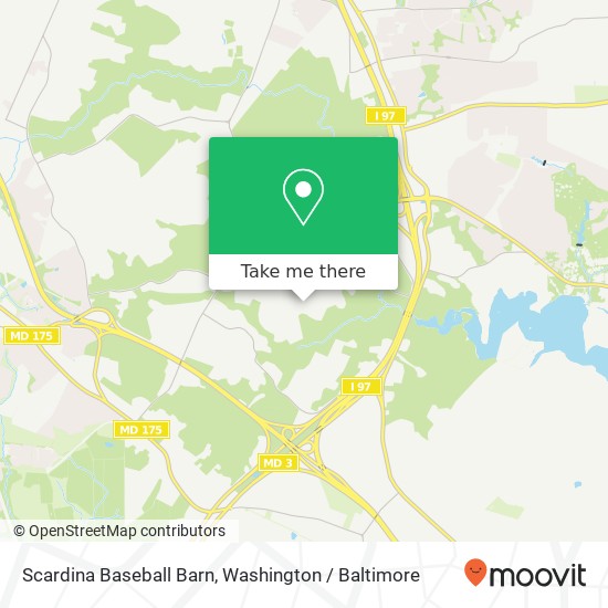 Mapa de Scardina Baseball Barn, 499 Ski Ln