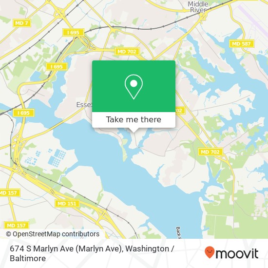 674 S Marlyn Ave (Marlyn Ave), Essex, MD 21221 map