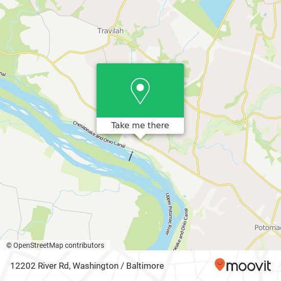 Mapa de 12202 River Rd, Potomac, MD 20854