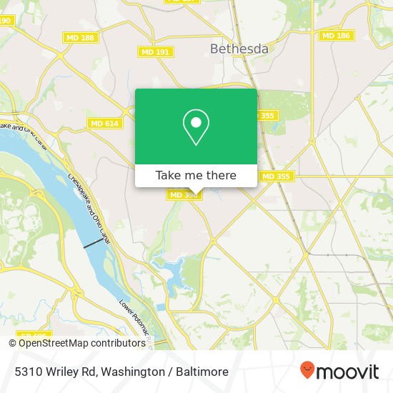 5310 Wriley Rd, Bethesda, MD 20816 map