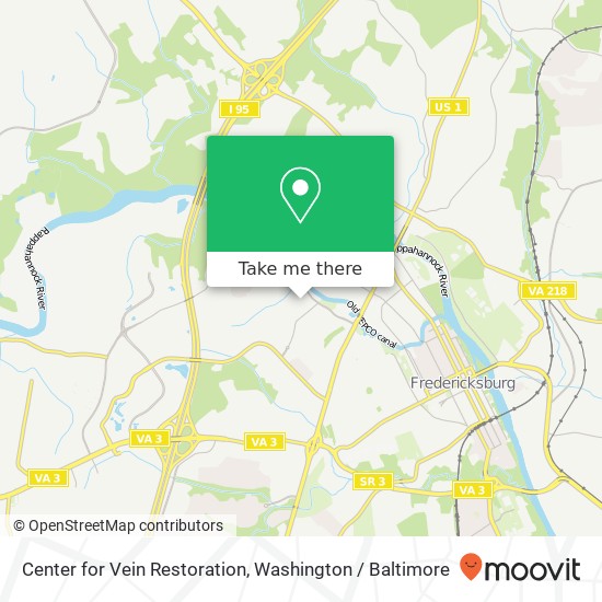 Center for Vein Restoration, 211 Park Hill Dr map