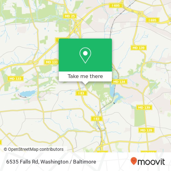 6535 Falls Rd, Baltimore, MD 21209 map