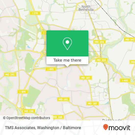 Mapa de TMS Associates, 9819 Singleton Dr