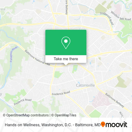 Mapa de Hands on Wellness