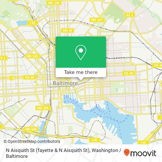 N Aisquith St (fayette & N Aisquith St), Baltimore, MD 21202 map