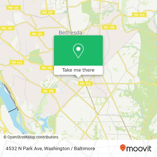 4532 N Park Ave, Chevy Chase, MD 20815 map