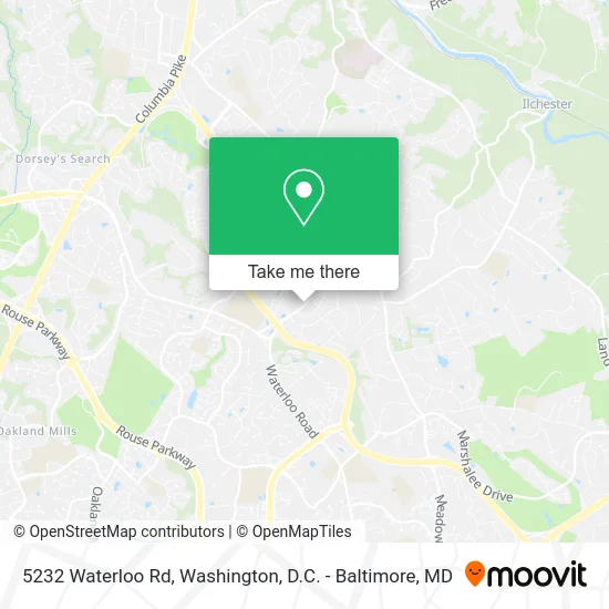 5232 Waterloo Rd map