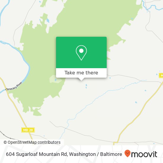 604 Sugarloaf Mountain Rd, Dickerson, MD 20842 map