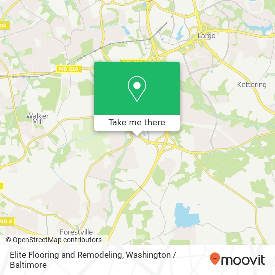 Elite Flooring and Remodeling map