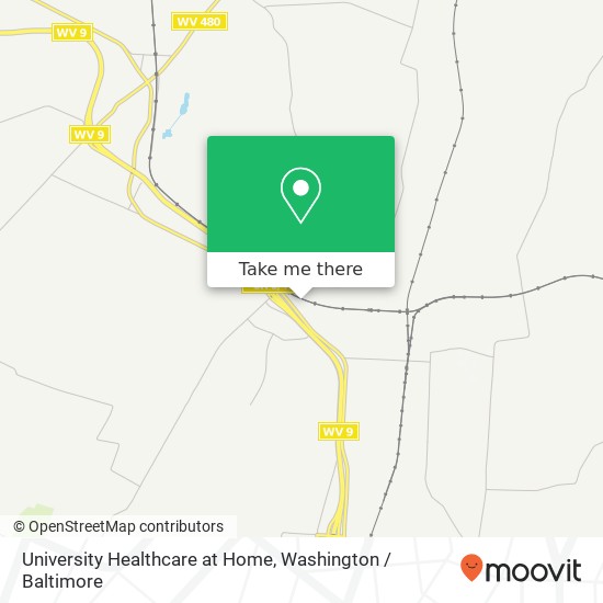 Mapa de University Healthcare at Home, 59 Ruland Rd