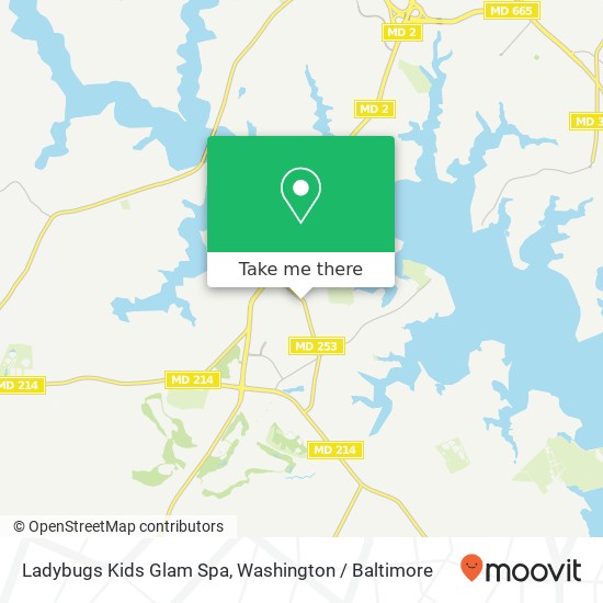 Ladybugs Kids Glam Spa map