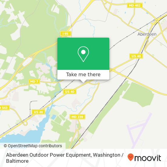 Mapa de Aberdeen Outdoor Power Equipment, 1226 S Philadelphia Blvd