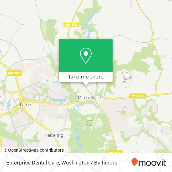 Mapa de Enterprise Dental Care, 1211 Enterprise Rd