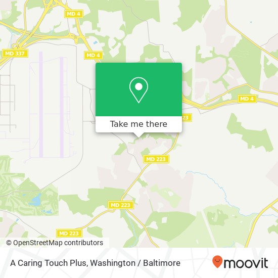 Mapa de A Caring Touch Plus, 6501 Tiffin Ct