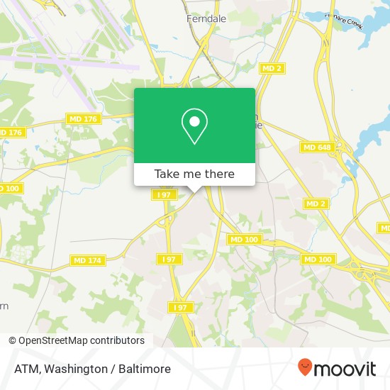 Mapa de ATM, 7699 Quarterfield Rd