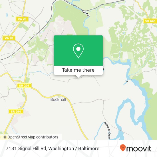 7131 Signal Hill Rd, Manassas, VA 20111 map