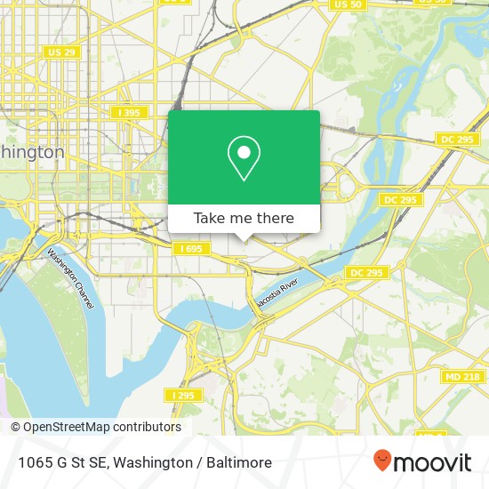 1065 G St SE, Washington, DC 20003 map