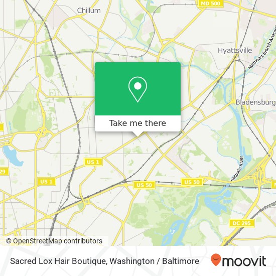 Sacred Lox Hair Boutique, 2127 Rhode Island Ave NE map