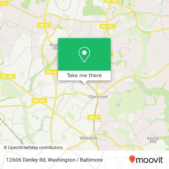 12606 Denley Rd, Silver Spring, MD 20906 map