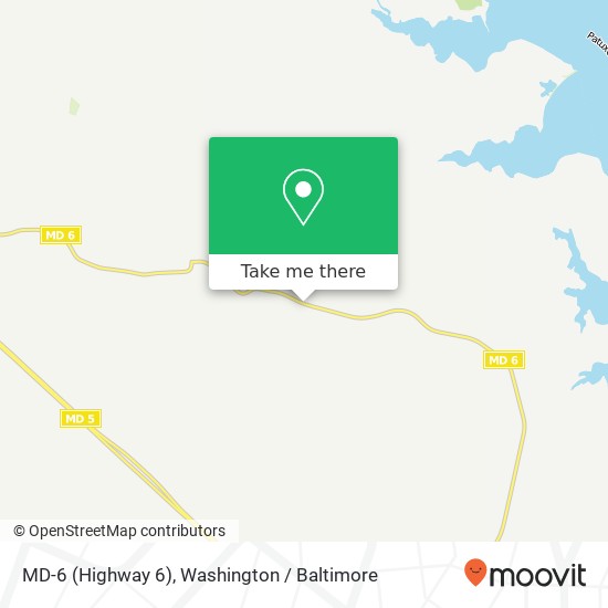 Mapa de MD-6 (Highway 6), Mechanicsville, MD 20659