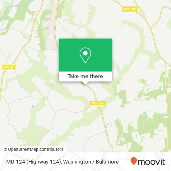 Mapa de MD-124 (Highway 124), Gaithersburg, MD 20882