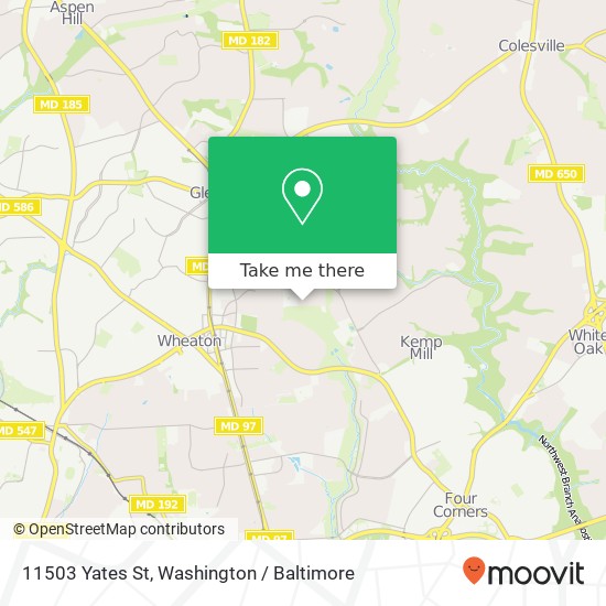 11503 Yates St, Silver Spring, MD 20902 map