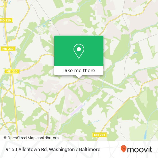 9150 Allentown Rd, Fort Washington, MD 20744 map