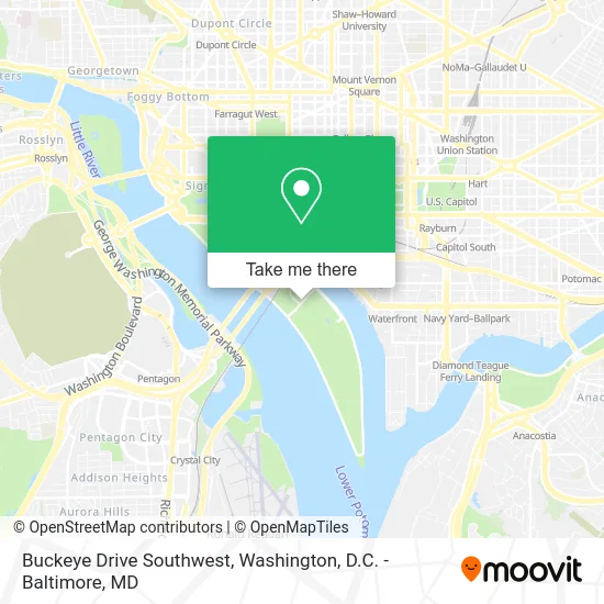 Buckeye Drive Southwest map