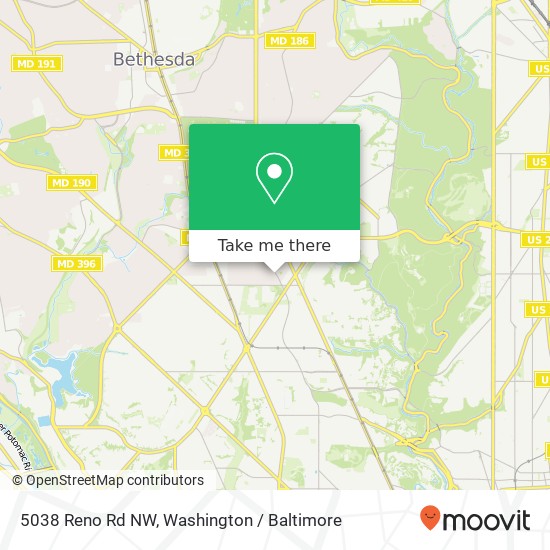 5038 Reno Rd NW, Washington, DC 20008 map