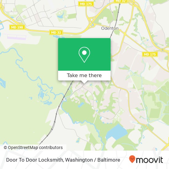 Mapa de Door To Door Locksmith, 8761 Piney Orchard Pkwy