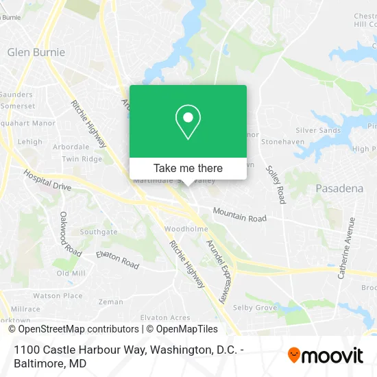 1100 Castle Harbour Way map