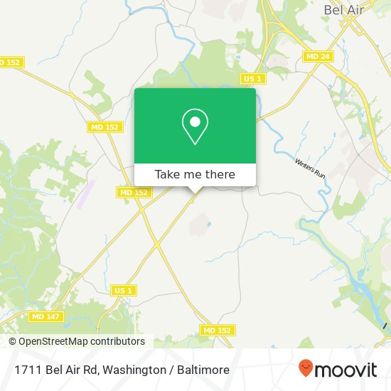 1711 Bel Air Rd, Bel Air, MD 21014 map