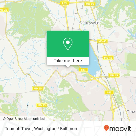 Triumph Travel map