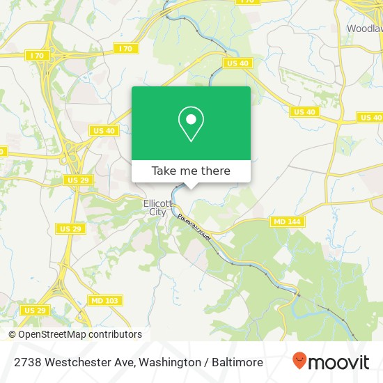 2738 Westchester Ave, Ellicott City, MD 21043 map