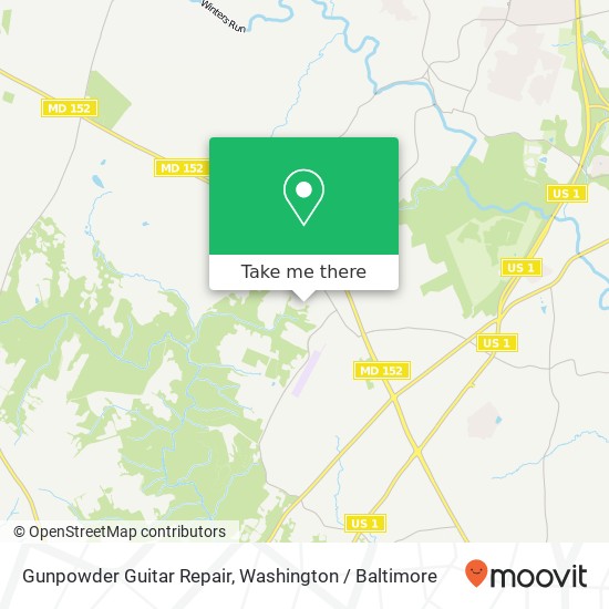 Gunpowder Guitar Repair, 2429 Laurel Brook Rd map