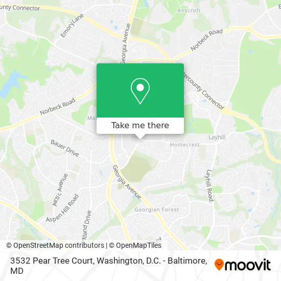 3532 Pear Tree Court map