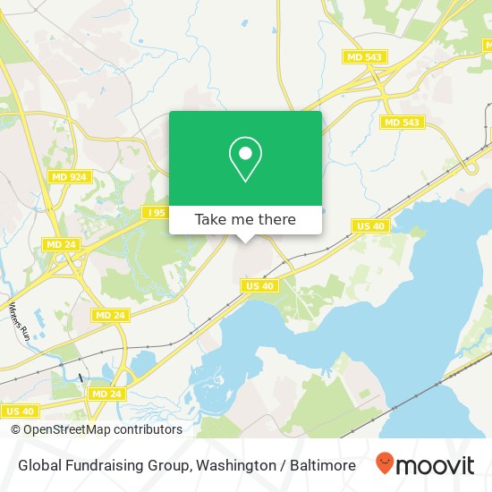 Mapa de Global Fundraising Group, 1207 Stevenage Ct